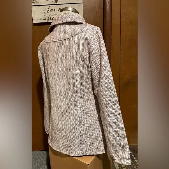 Anthropologie Tulle Coat Size L Lined ZipFront - Picture 14 of 14